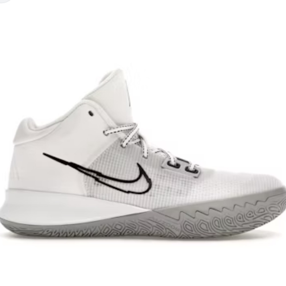 Nike Kyrie Flytrap 4 White Metallic Silver 7 Youth/ 7 US Men
